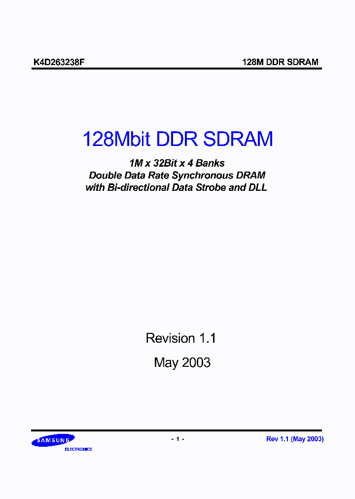 K4D263238F_108712.PDF Datasheet