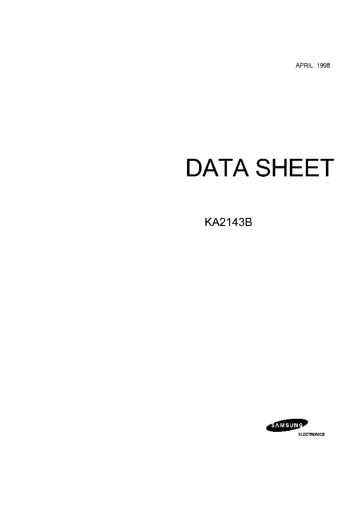 KA2143B_145530.PDF Datasheet