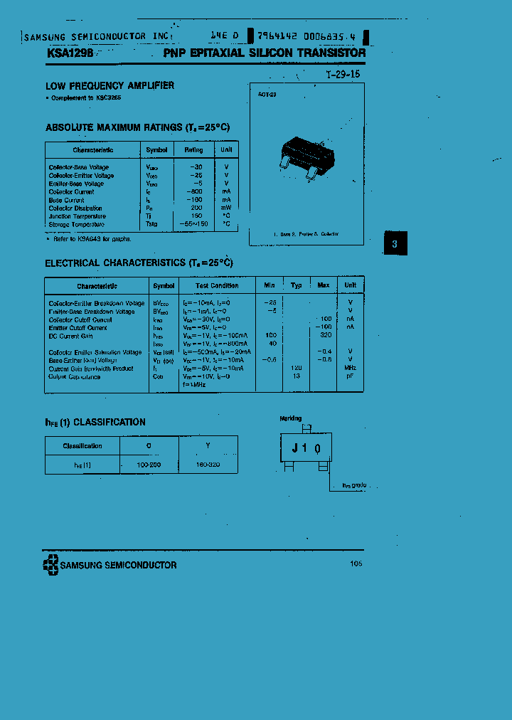 KSA1298_179066.PDF Datasheet Download