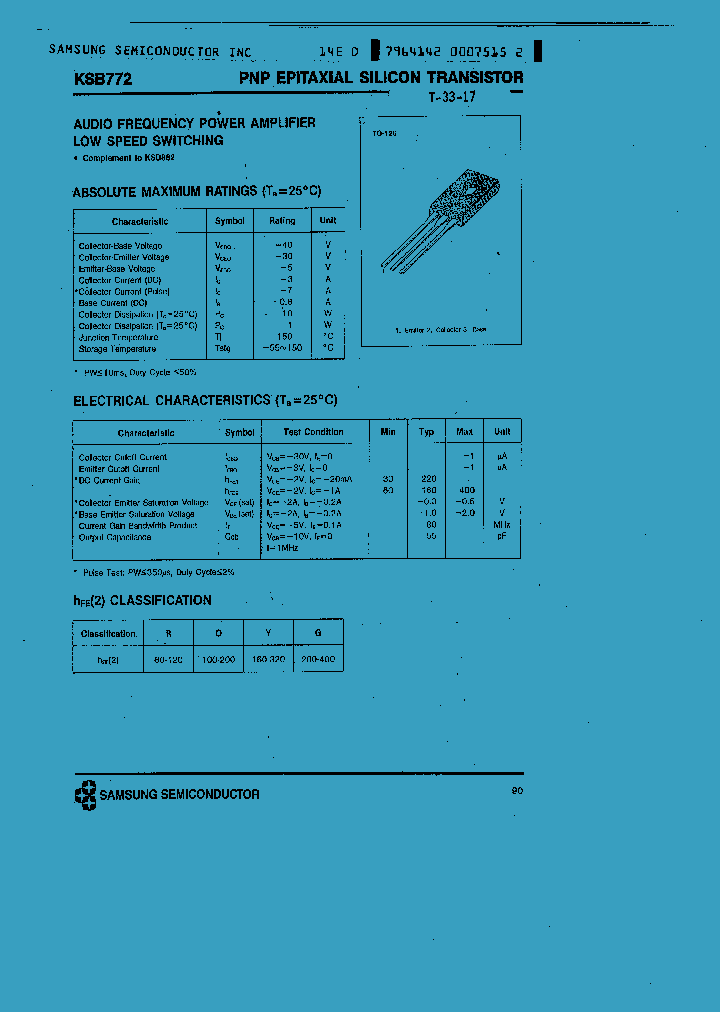 KSB772_177142.PDF Datasheet