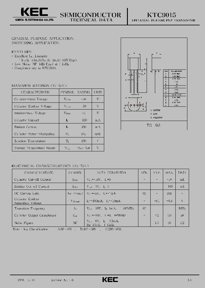 KTC9015_179688.PDF Datasheet