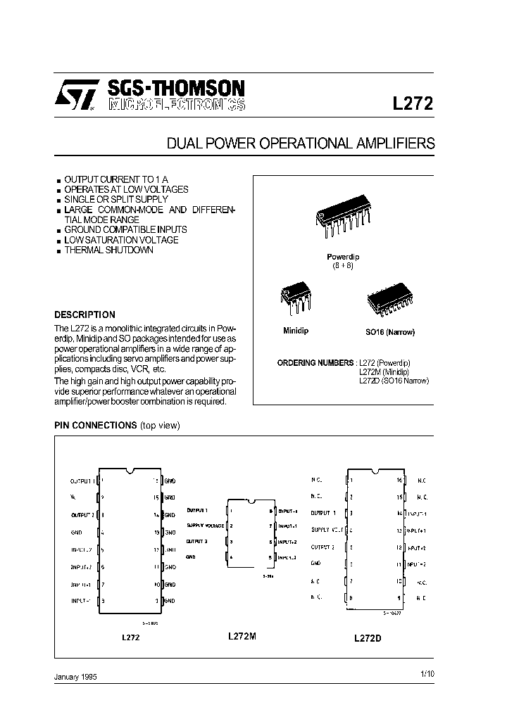 L272M_137457.PDF Datasheet Download --- IC-ON-LINE