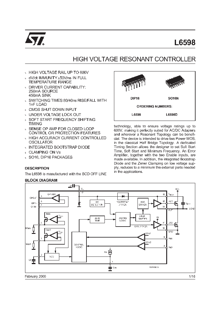 L6598_115585.PDF Datasheet