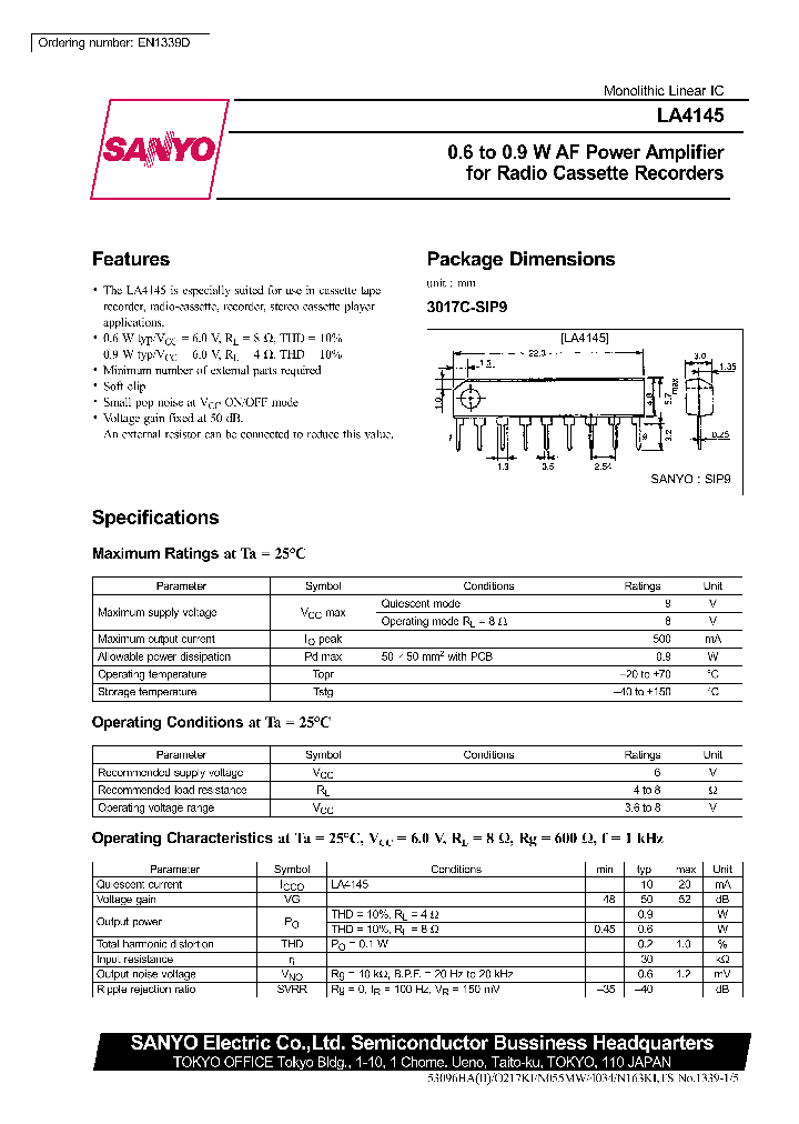 LA4145_104670.PDF Datasheet