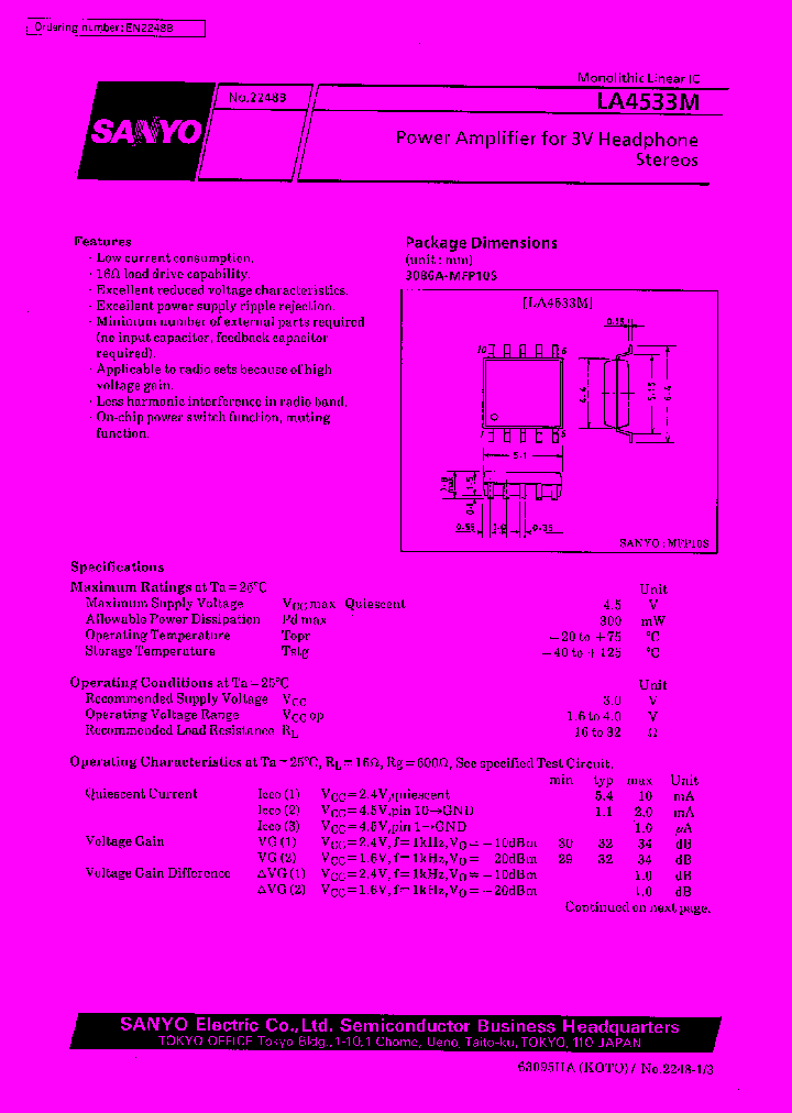 LA4533M_117494.PDF Datasheet