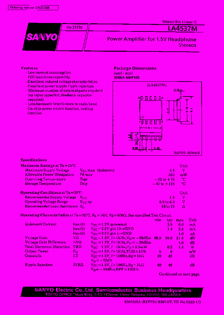 LA4537_3464.PDF Datasheet