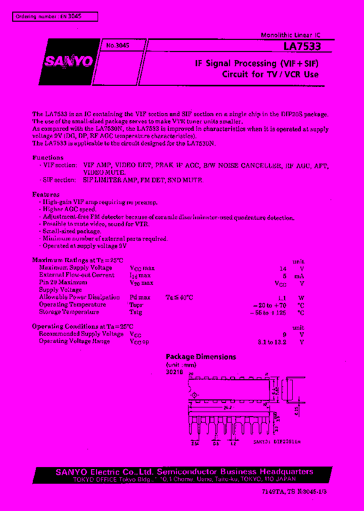 LA7533_27792.PDF Datasheet