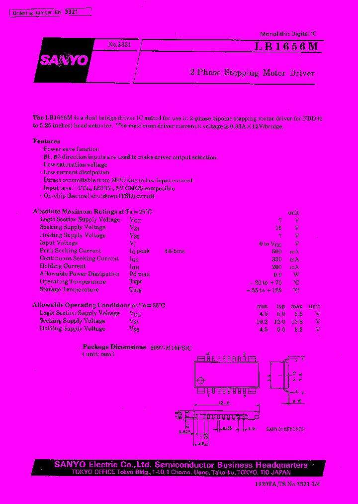 LB1656M_167987.PDF Datasheet