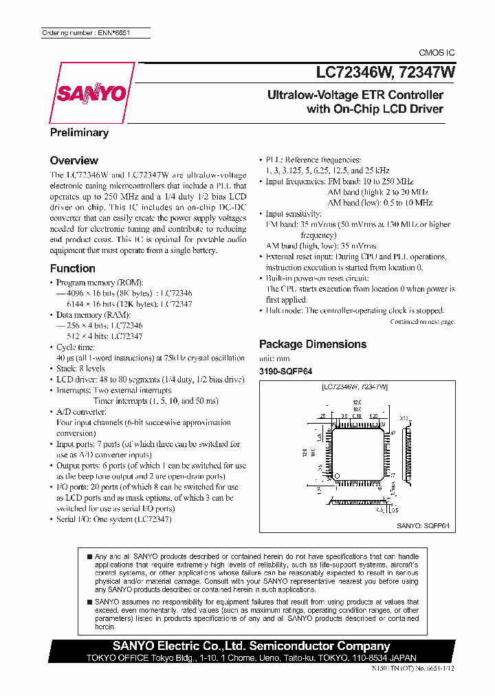 LC72346_40565.PDF Datasheet