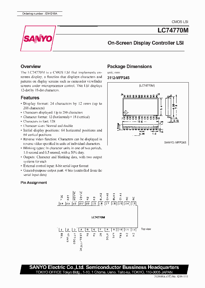 LC74770_138195.PDF Datasheet
