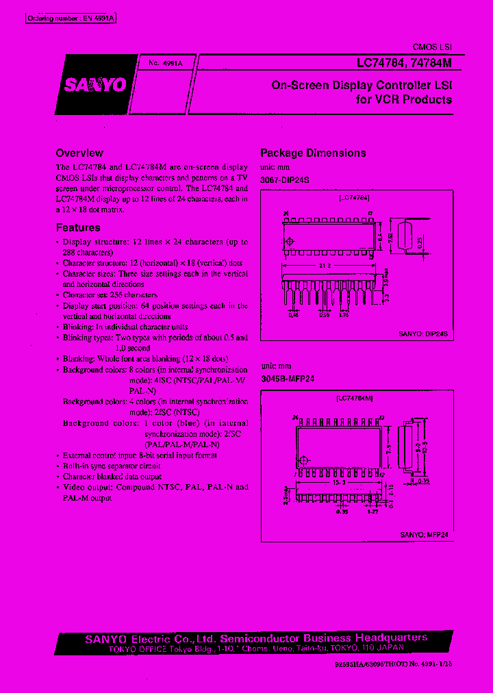 LC74784_98264.PDF Datasheet