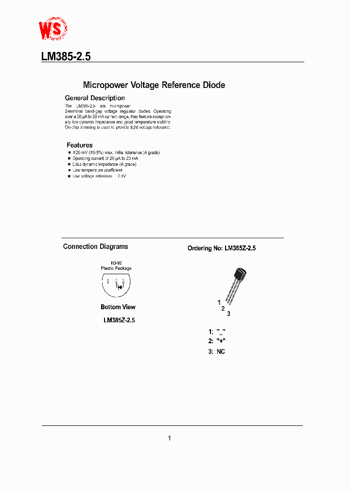 LM385Z-25_111598.PDF Datasheet