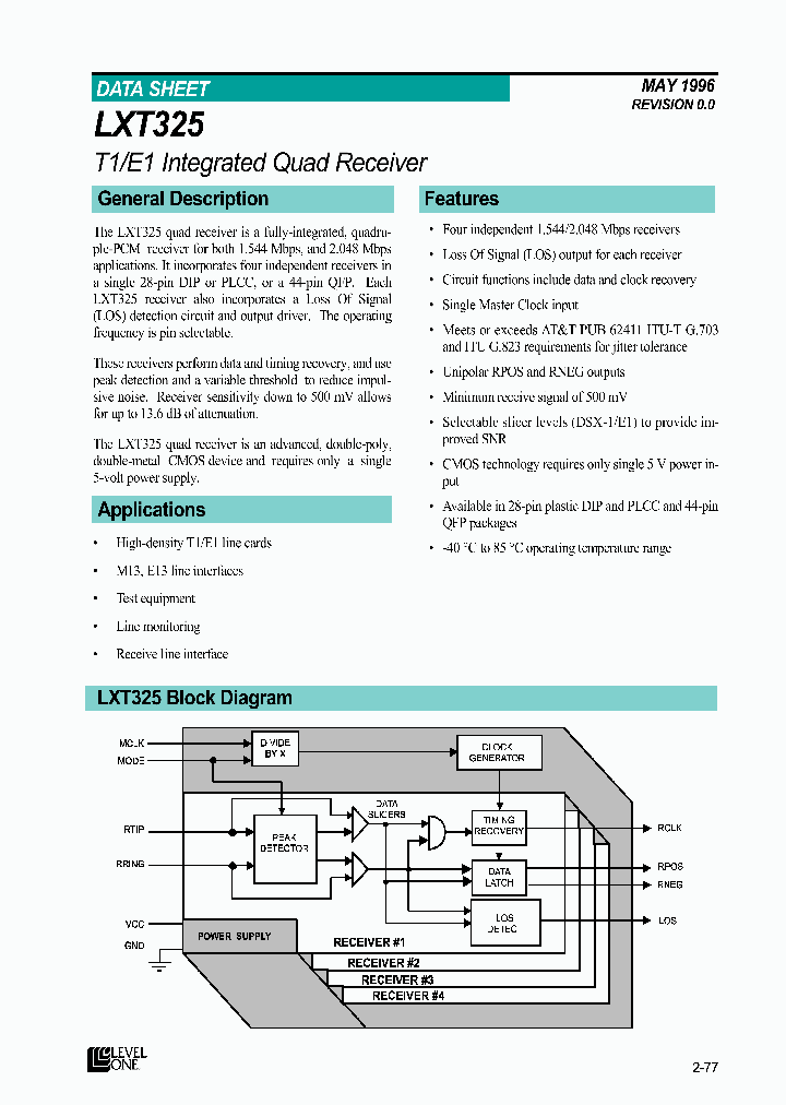 LXT325_76578.PDF Datasheet