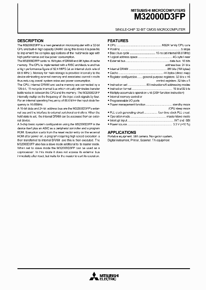 M32000D3FP_116790.PDF Datasheet