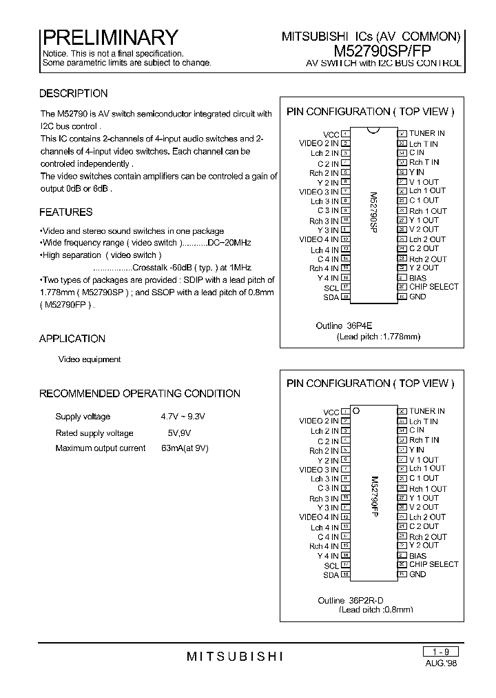 M52790_167195.PDF Datasheet