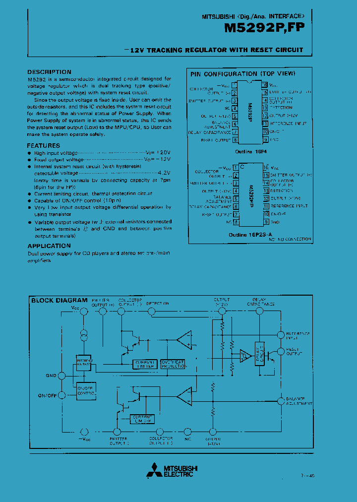 M5292FP_182553.PDF Datasheet