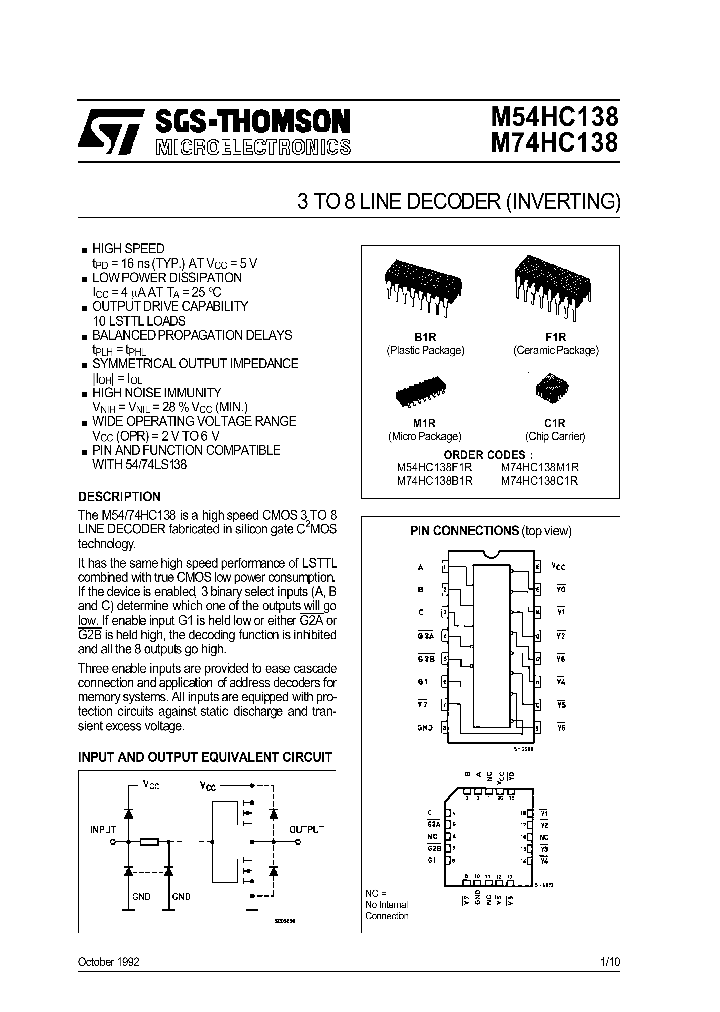 M74HC138_13569.PDF Datasheet