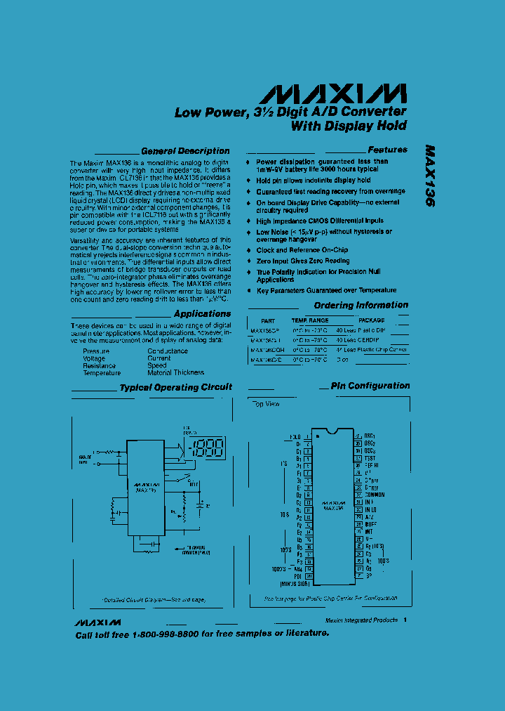 MAX136_143213.PDF Datasheet