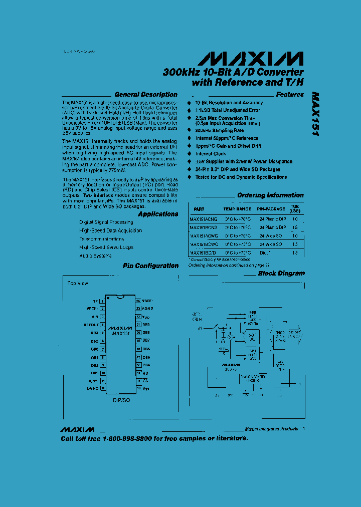 MAX151_179957.PDF Datasheet