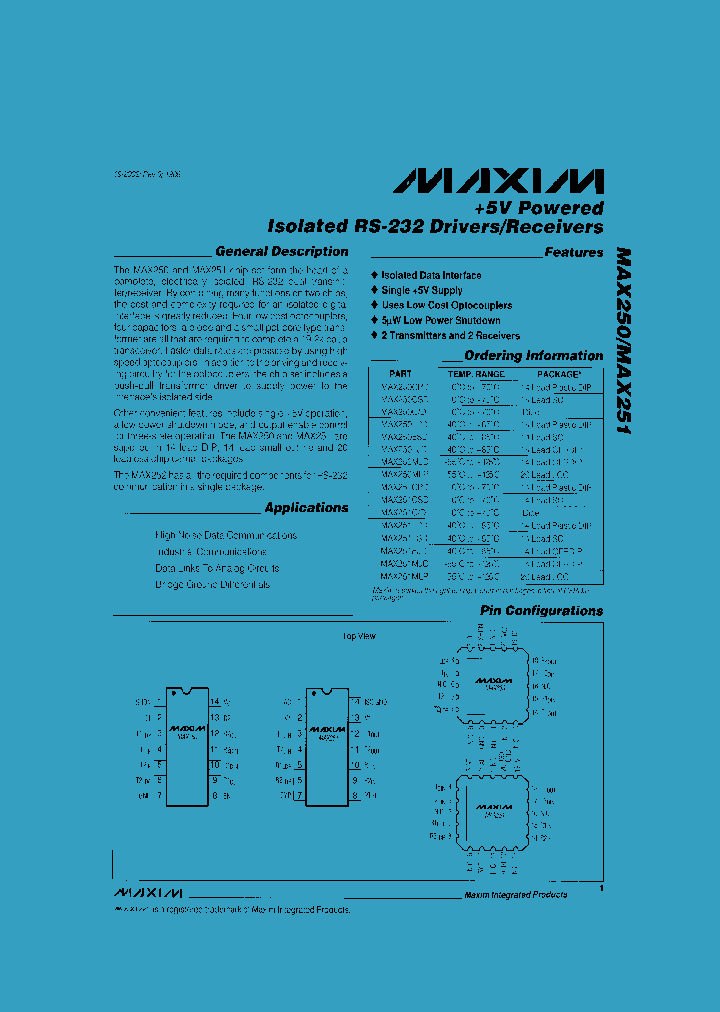 MAX251_51377.PDF Datasheet