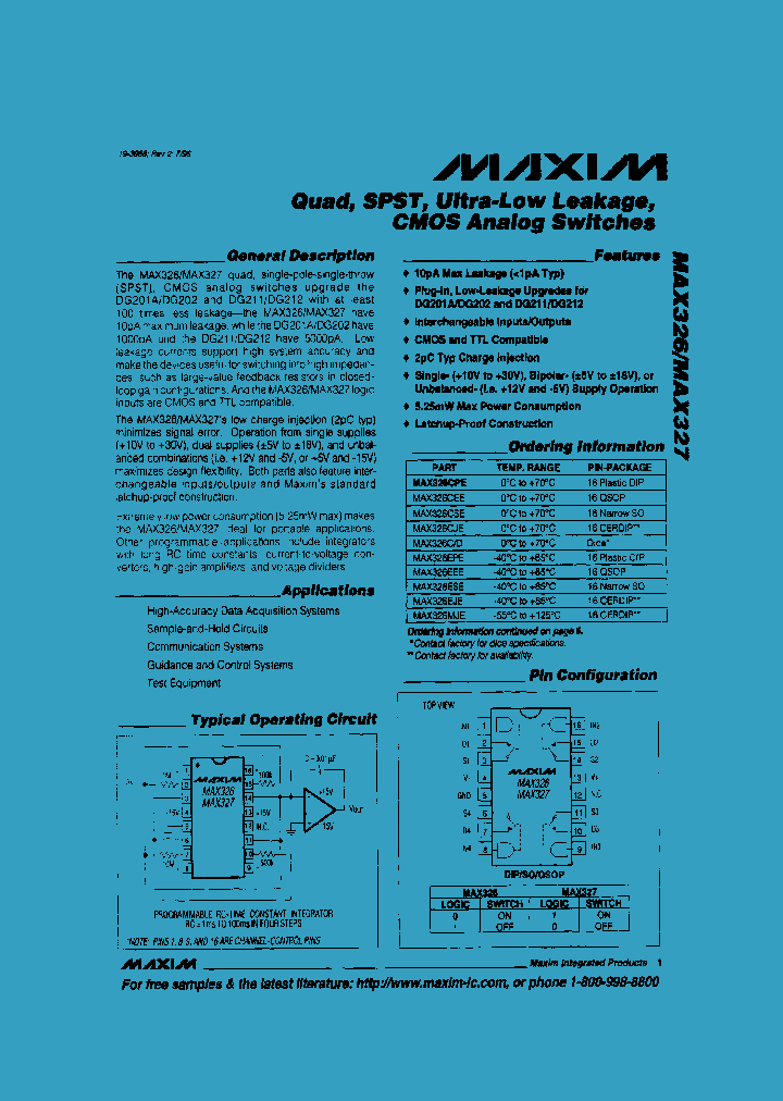 MAX326_80910.PDF Datasheet