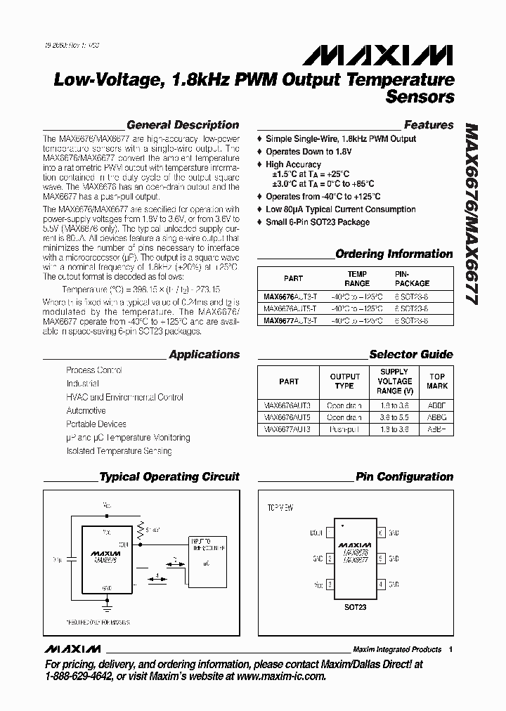 MAX6676_15754.PDF Datasheet