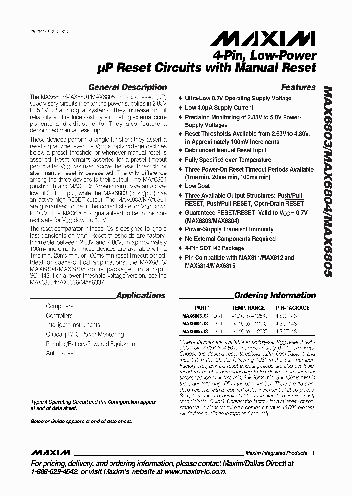 MAX6803_1852.PDF Datasheet