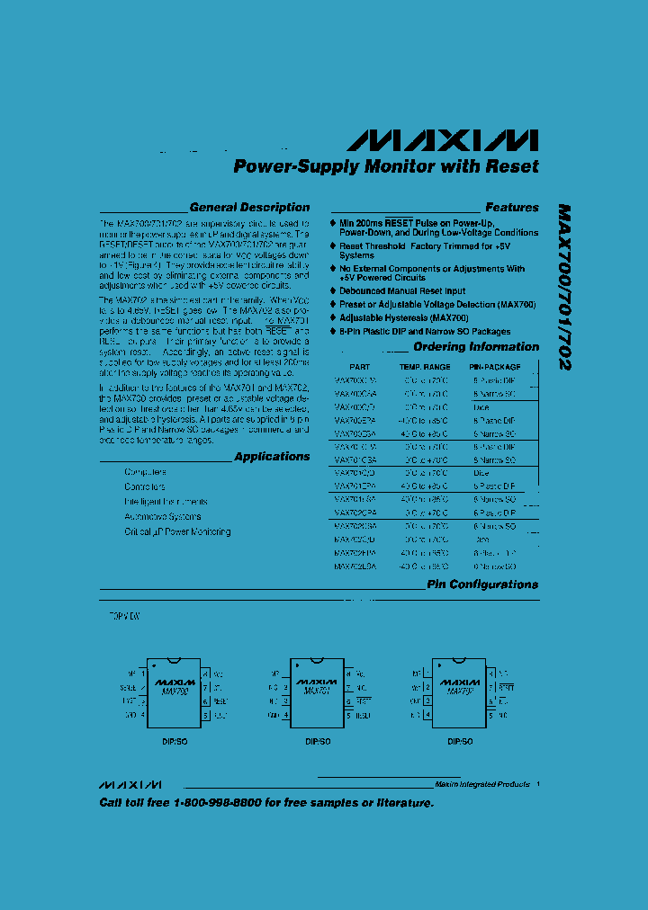 MAX700_3043.PDF Datasheet