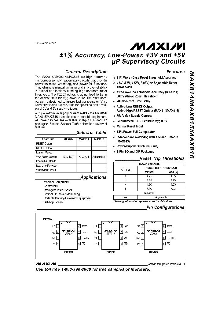 MAX814_3241.PDF Datasheet