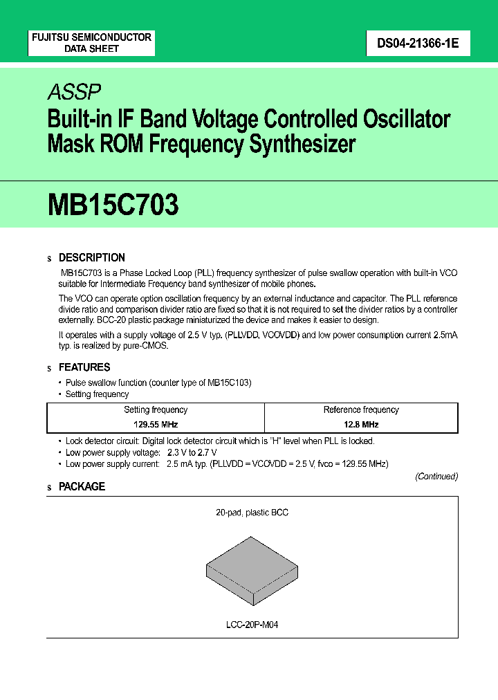 MB15C703_137351.PDF Datasheet