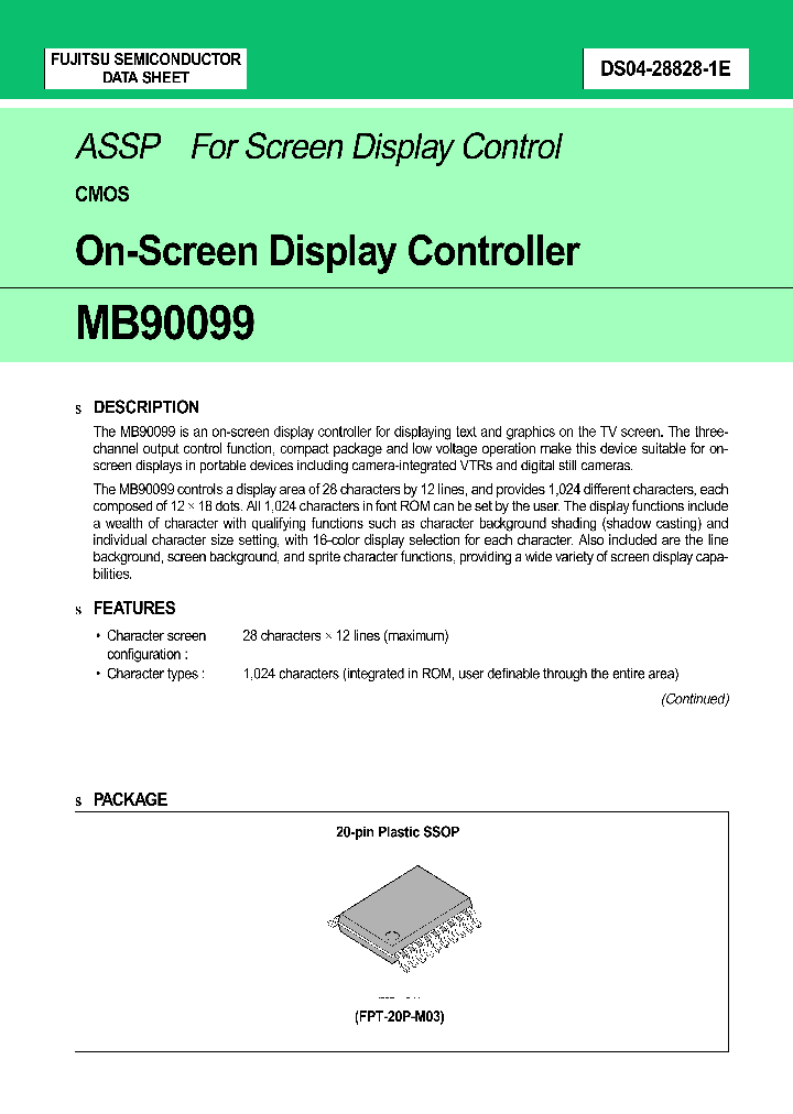 MB90099_30099.PDF Datasheet