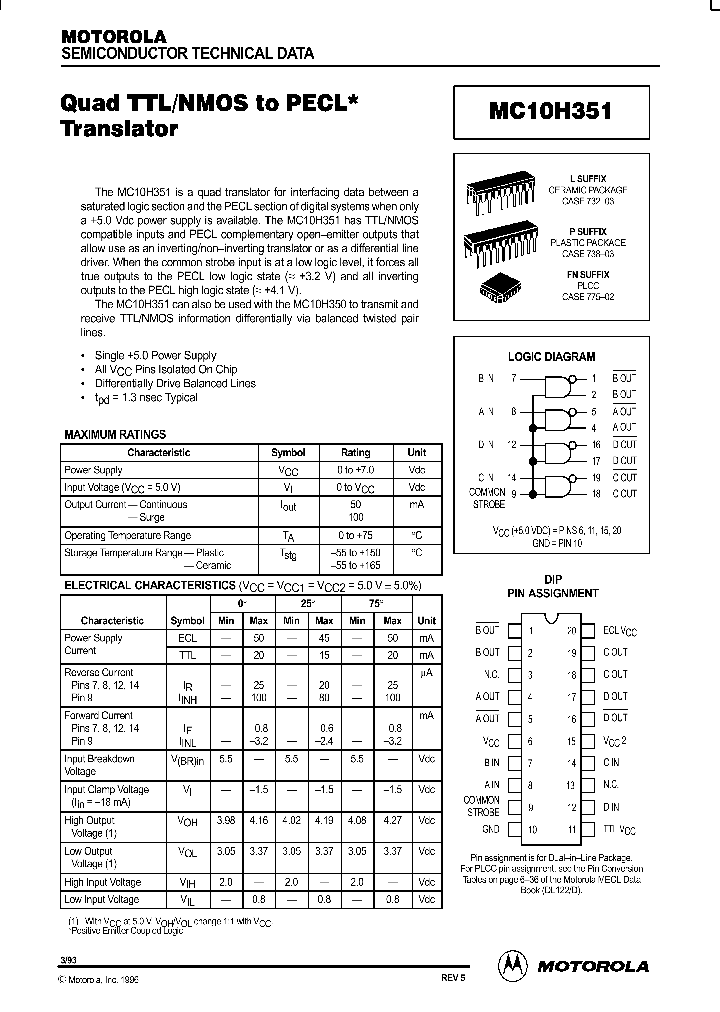 MC10H351_113762.PDF Datasheet
