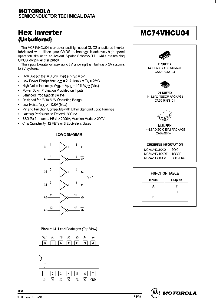 MC74VHCU04_20098.PDF Datasheet