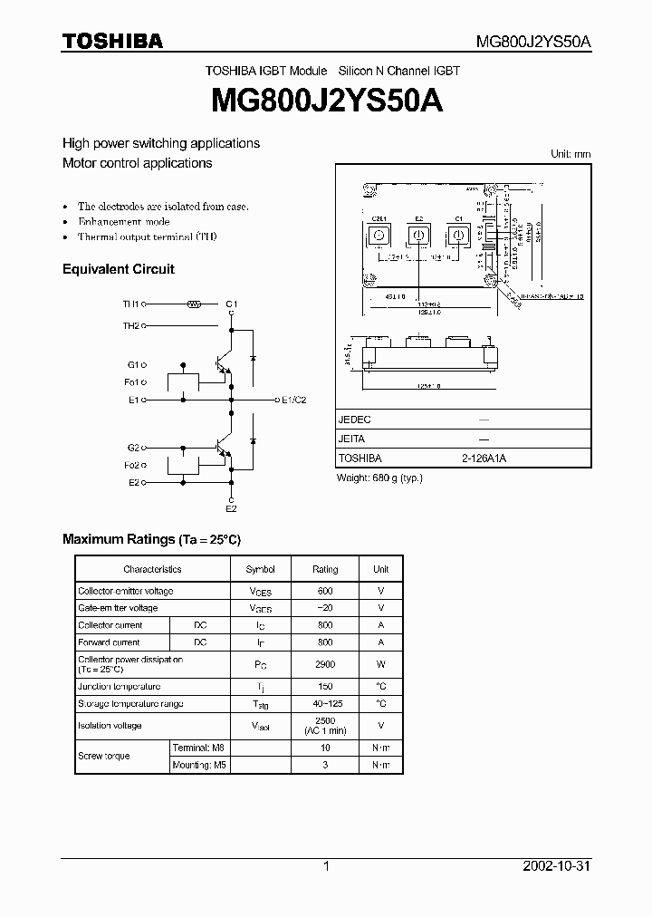 MG800J2YS50A_44183.PDF Datasheet
