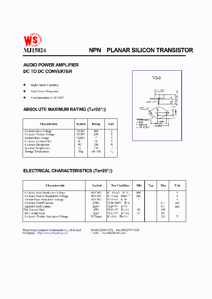 MJ15024_166301.PDF Datasheet