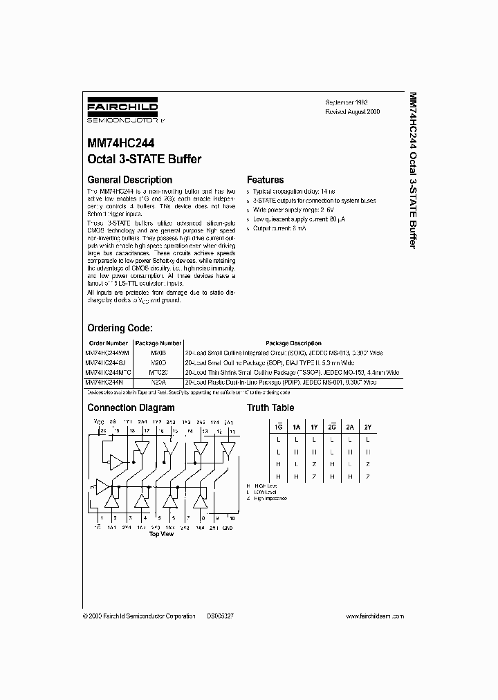 MM74HC244_80092.PDF Datasheet