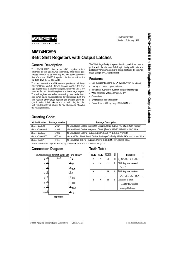 MM74HC595_78783.PDF Datasheet