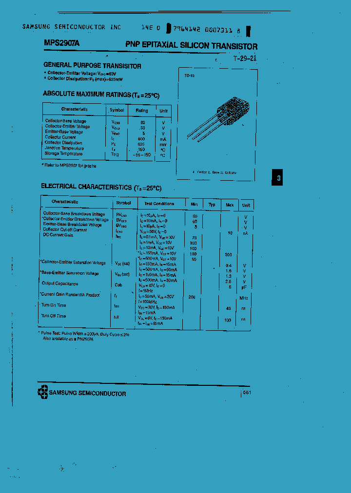 MPS2907A_185955.PDF Datasheet