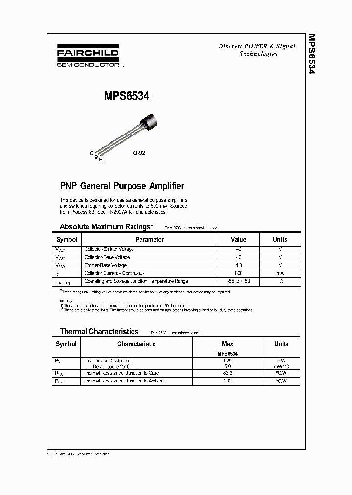 MPS6534_154461.PDF Datasheet