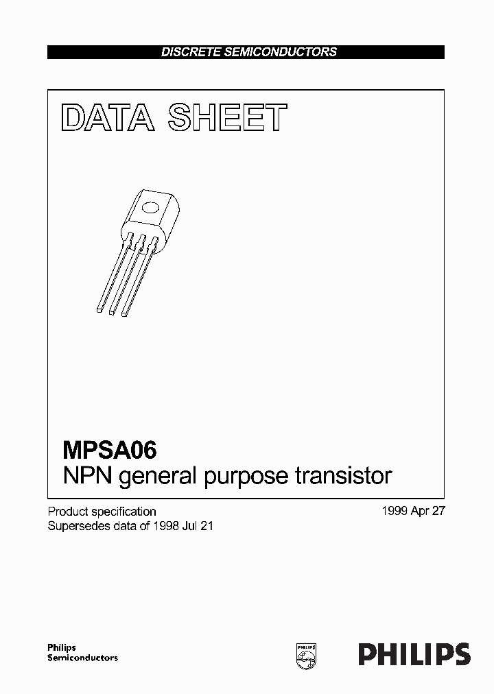 Mpsa06 Transistor Datasheet Equivalent Pinout vrogue.co