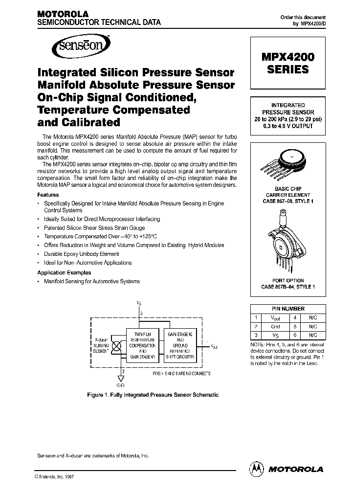 MPX4200_47357.PDF Datasheet
