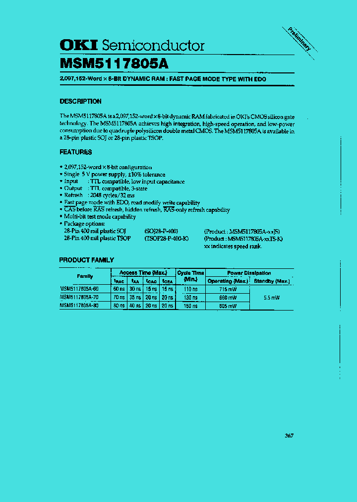 MSM5117805A_174400.PDF Datasheet