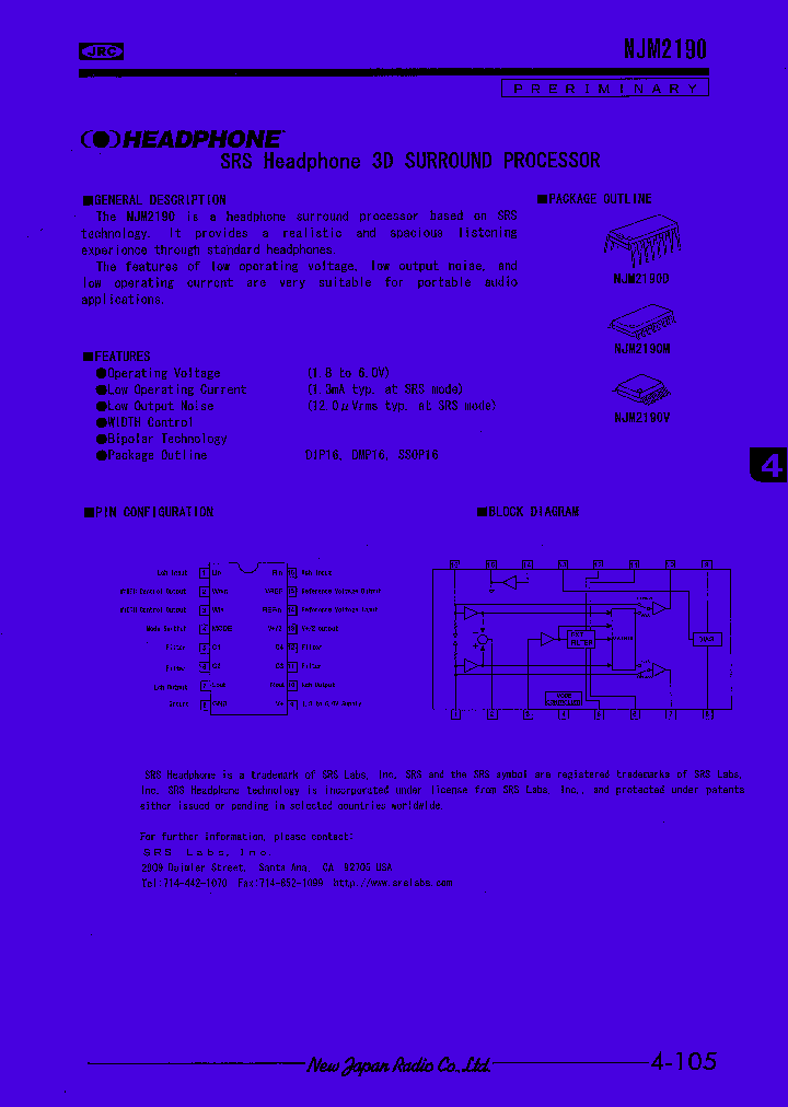 NJM2190_172879.PDF Datasheet