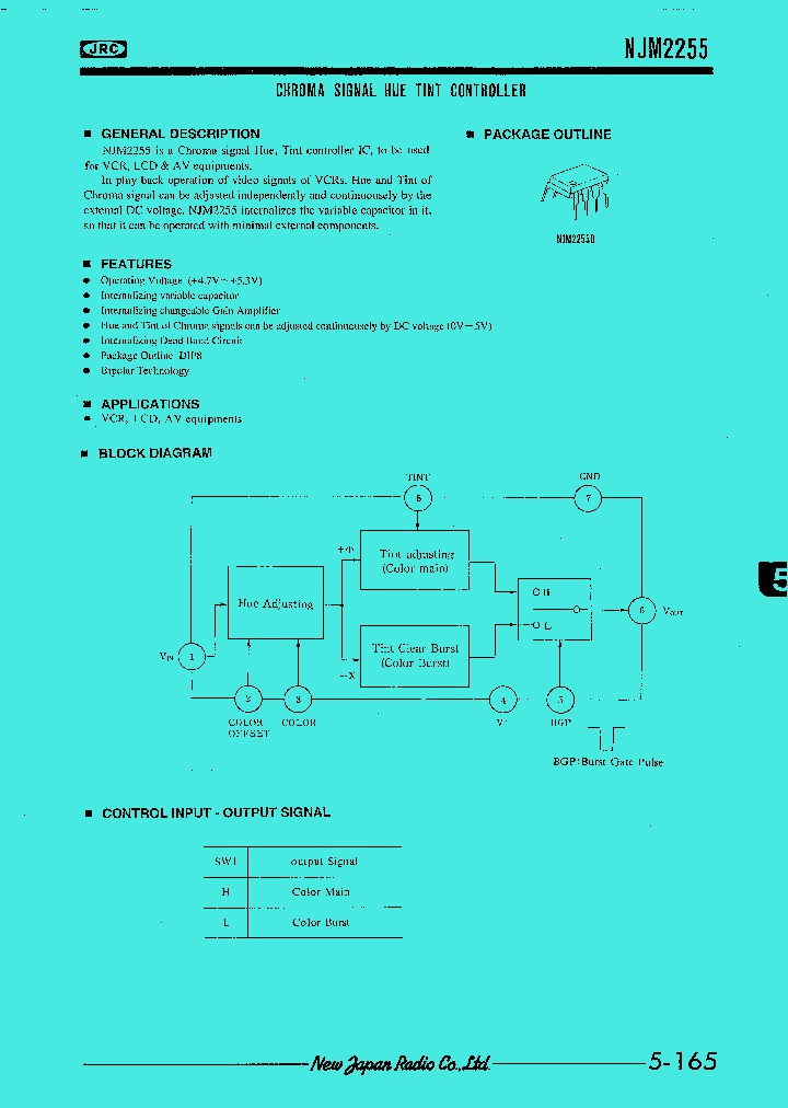 NJM2255_32467.PDF Datasheet
