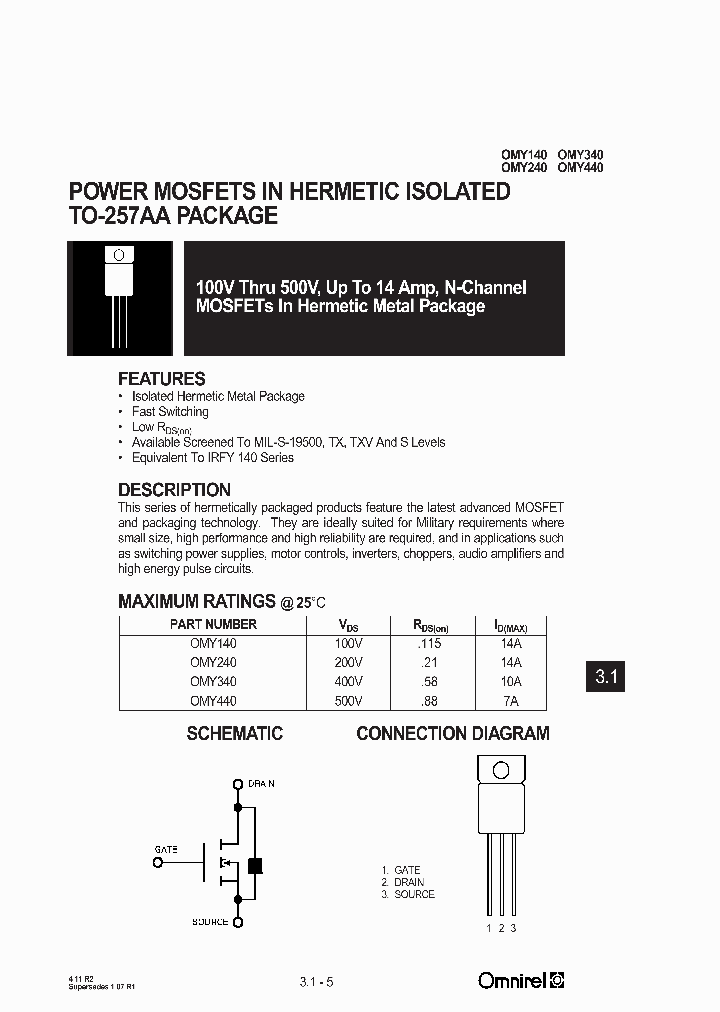 OMY140_44465.PDF Datasheet