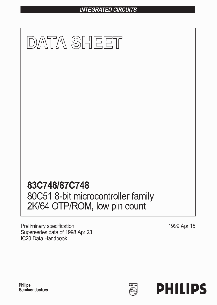 P87C748EBAA_115601.PDF Datasheet