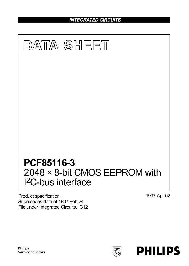 PCF85116-3_108753.PDF Datasheet