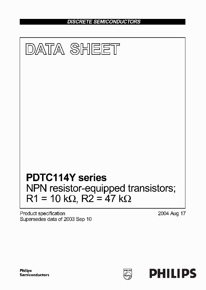 PDTC114Y_24679.PDF Datasheet
