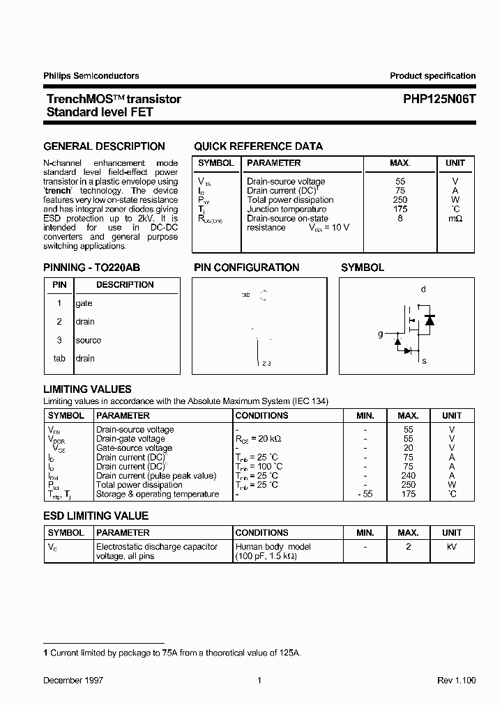 PHP125N06T_131983.PDF Datasheet