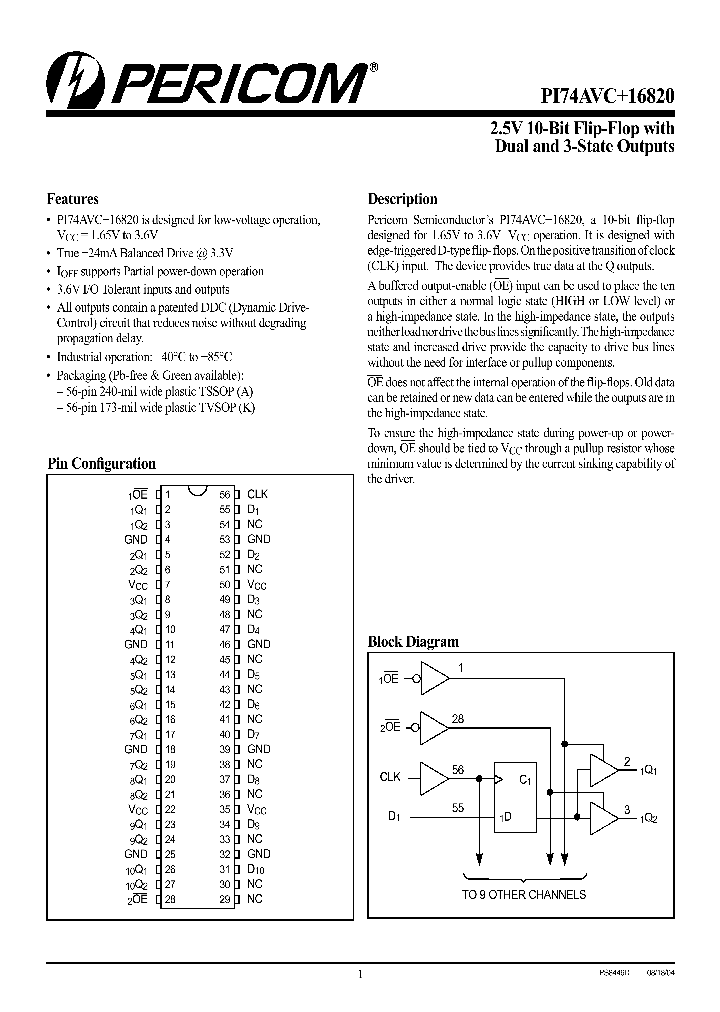 PI74AVC6820_175881.PDF Datasheet